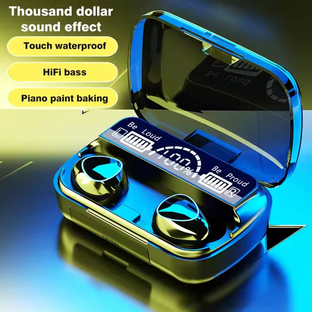 Wireless Bluetooth In-Ear Earbuds With Charging Case