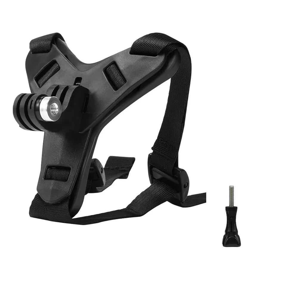 Black Colour Motorcycle Helmet Chin Mount for Action Cameras