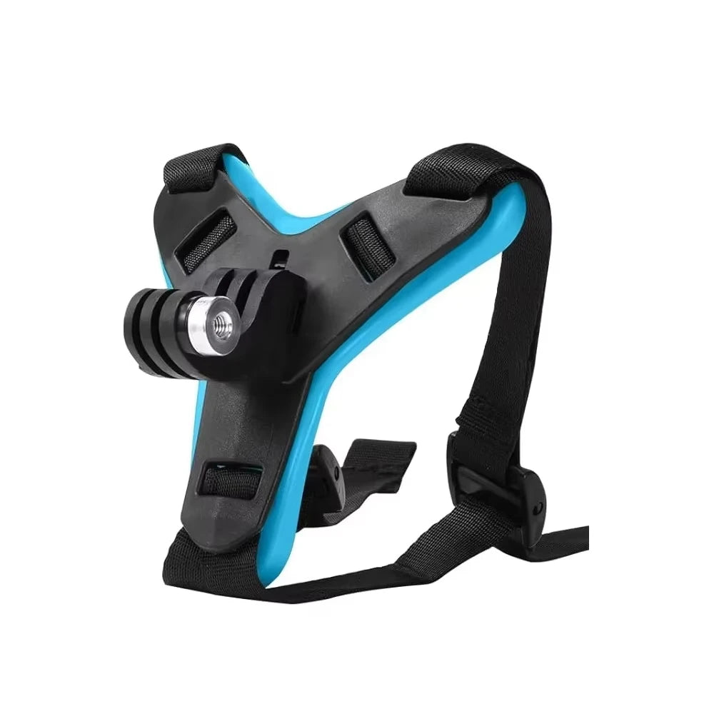 Bue Chin Strap Colour Motorcycle Helmet Chin Mount for Action Cameras