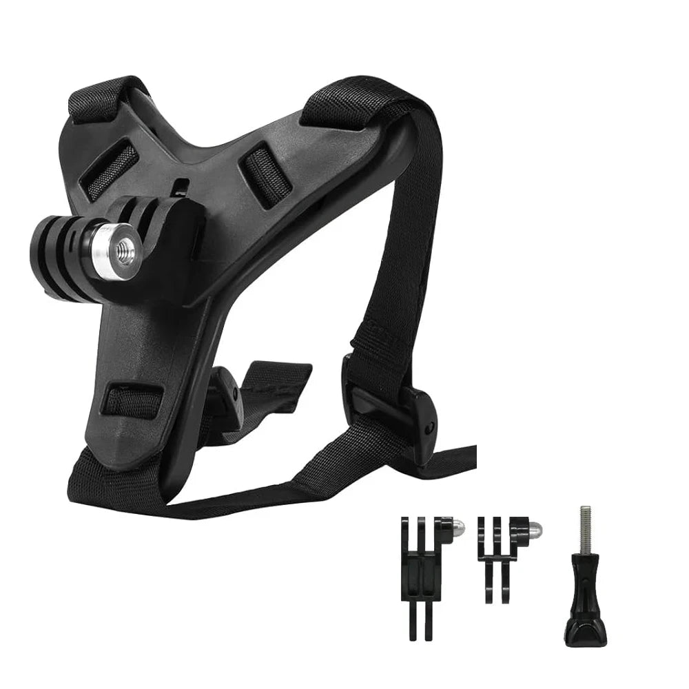 Black with mount Colour Motorcycle Helmet Chin Mount for Action Cameras