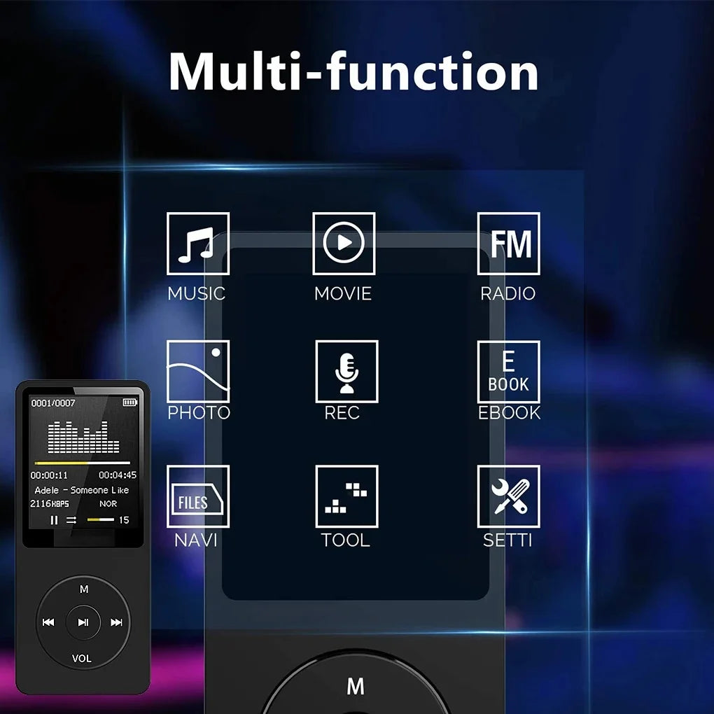 Portable MP3 Music Player With FM Radio & Recorder