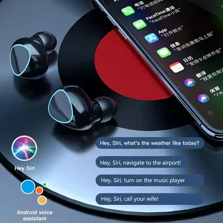 Wireless Bluetooth In-Ear Earbuds With Charging Case