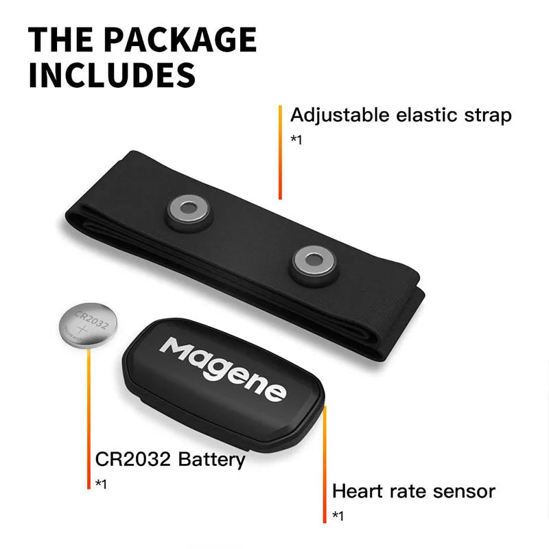Bluetooth Chest Strap Heart Rate Monitor Sensor
