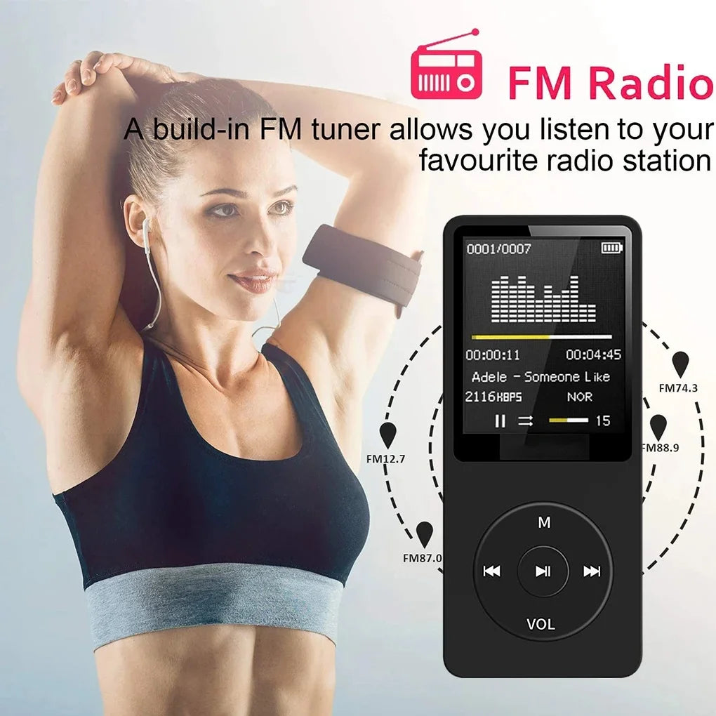 Portable MP3 Music Player With FM Radio & Recorder